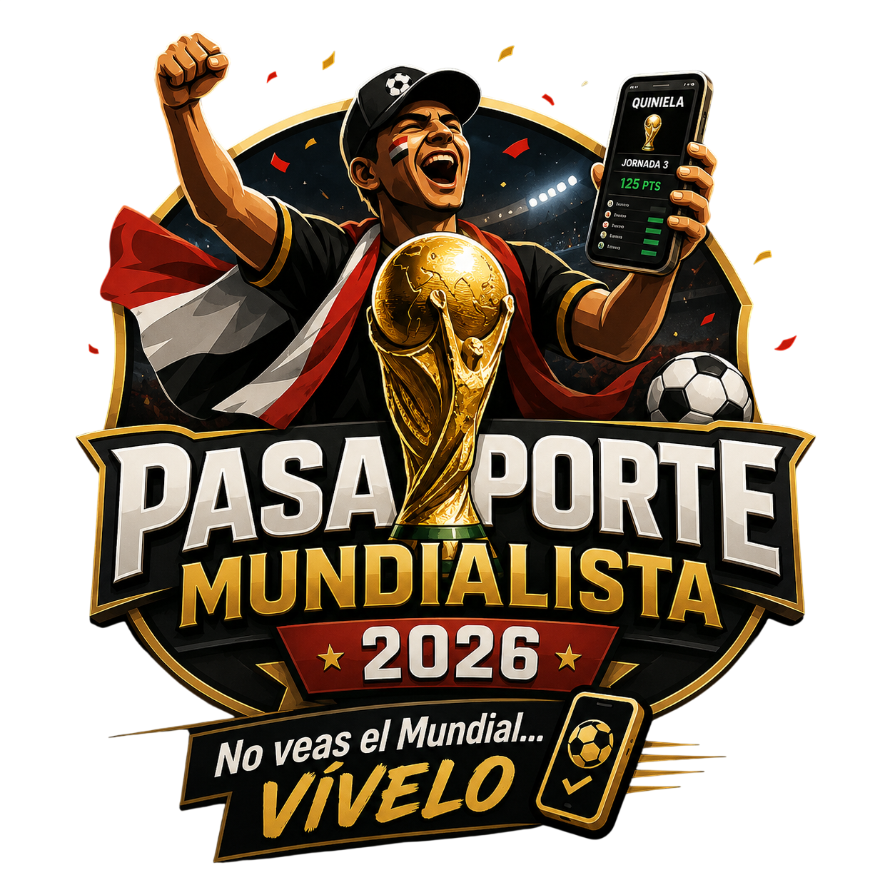 Logotipo Pasaporte Mundialista 2026